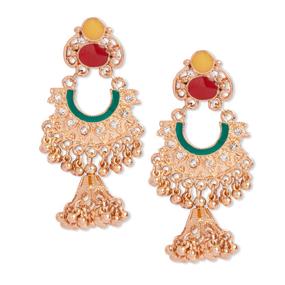 Multi Ethnic Jhumkas Earring