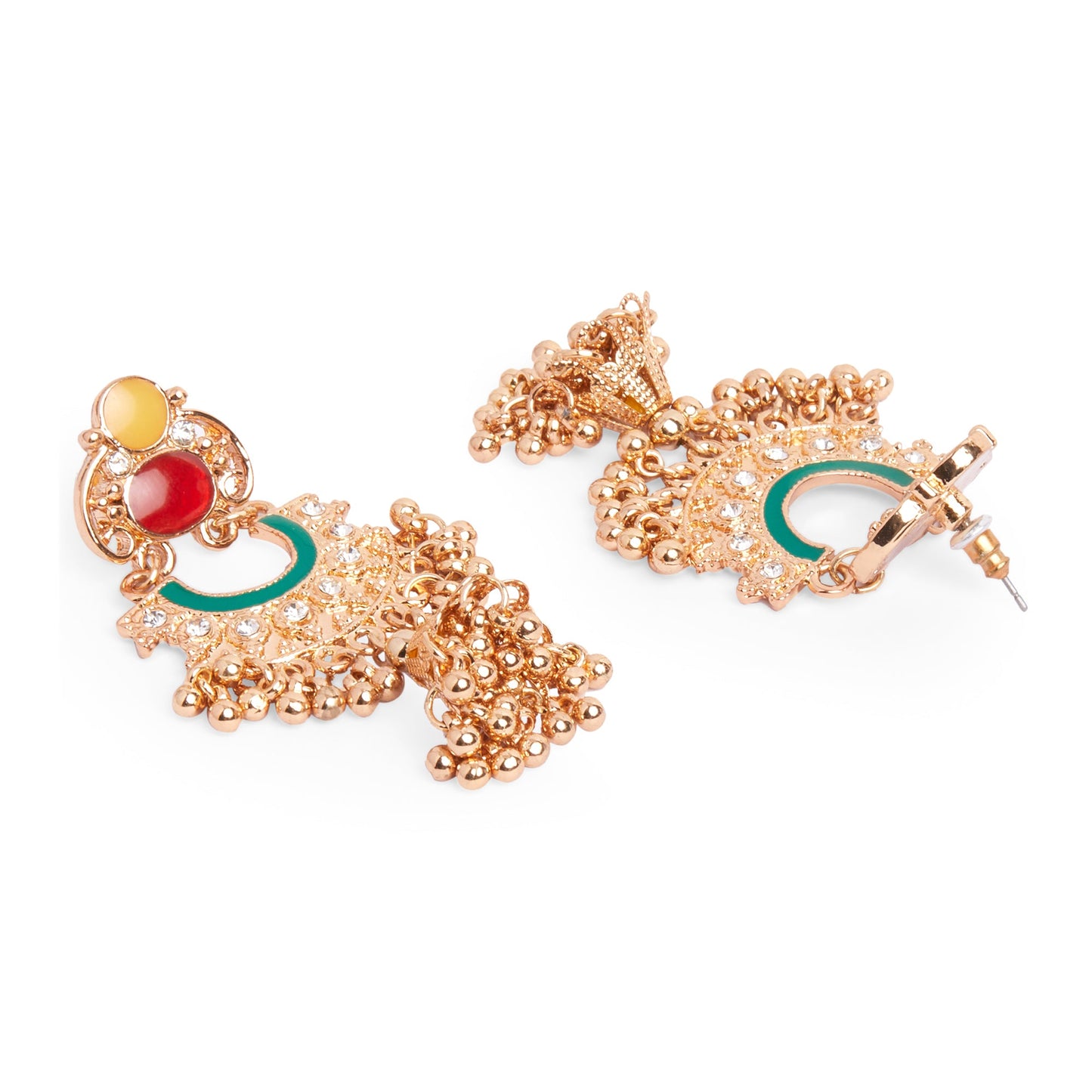 Multi Ethnic Jhumkas Earring