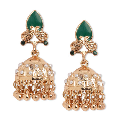 Gold Enamel Jewelry Set