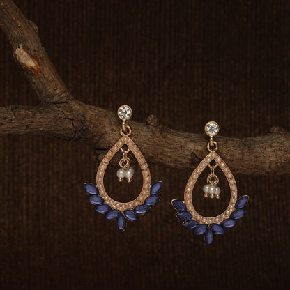 Gold Short Drop Earring