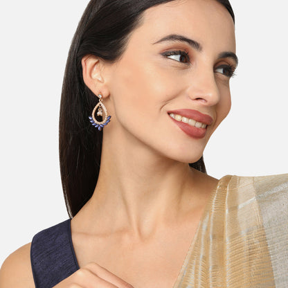 Gold Short Drop Earring