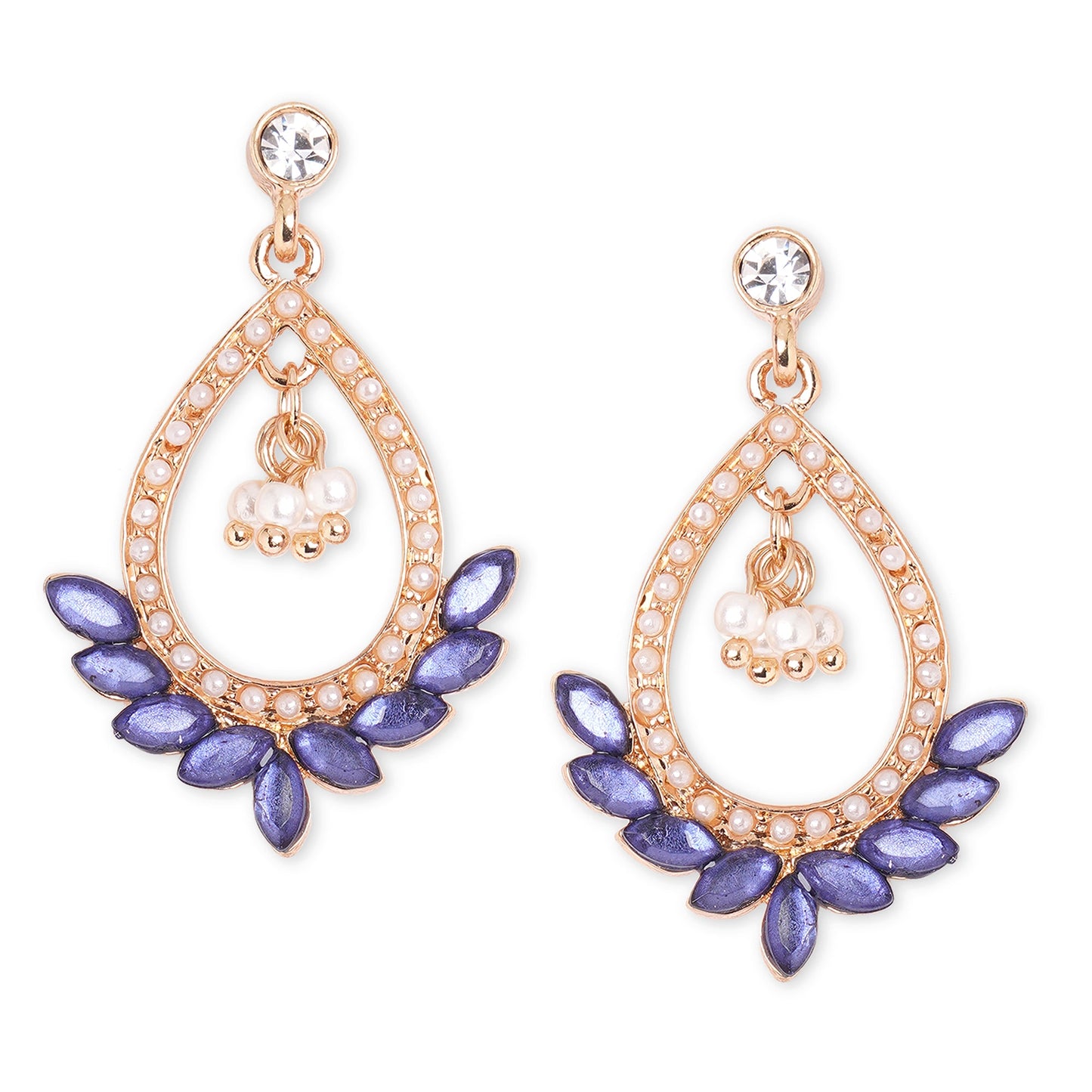 Gold Short Drop Earring