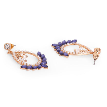 Gold Short Drop Earring