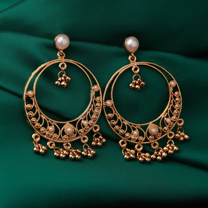 Gold Filigree Chanbalis Earrings