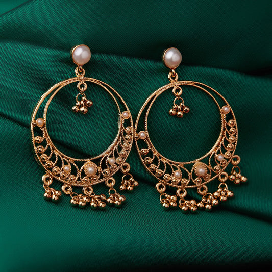 Gold Filigree Chanbalis Earrings