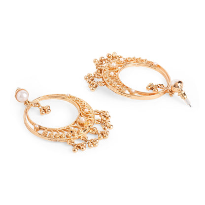 Gold Filigree Chanbalis Earrings