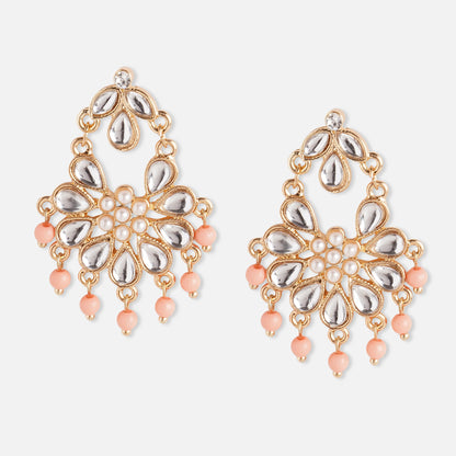 Corel Gold Plated Chandbalis Earring