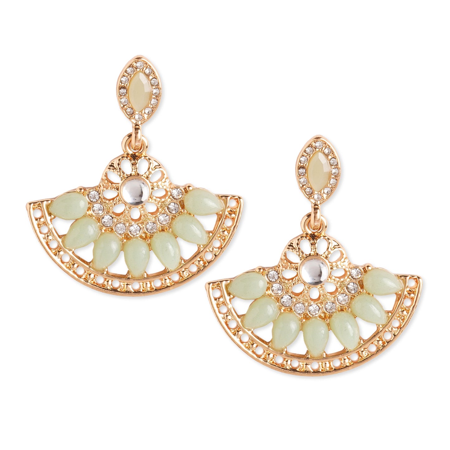 Mint Green  Short Drop Earring