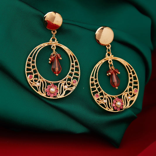 Multi Alloy Chand Bali Earrings