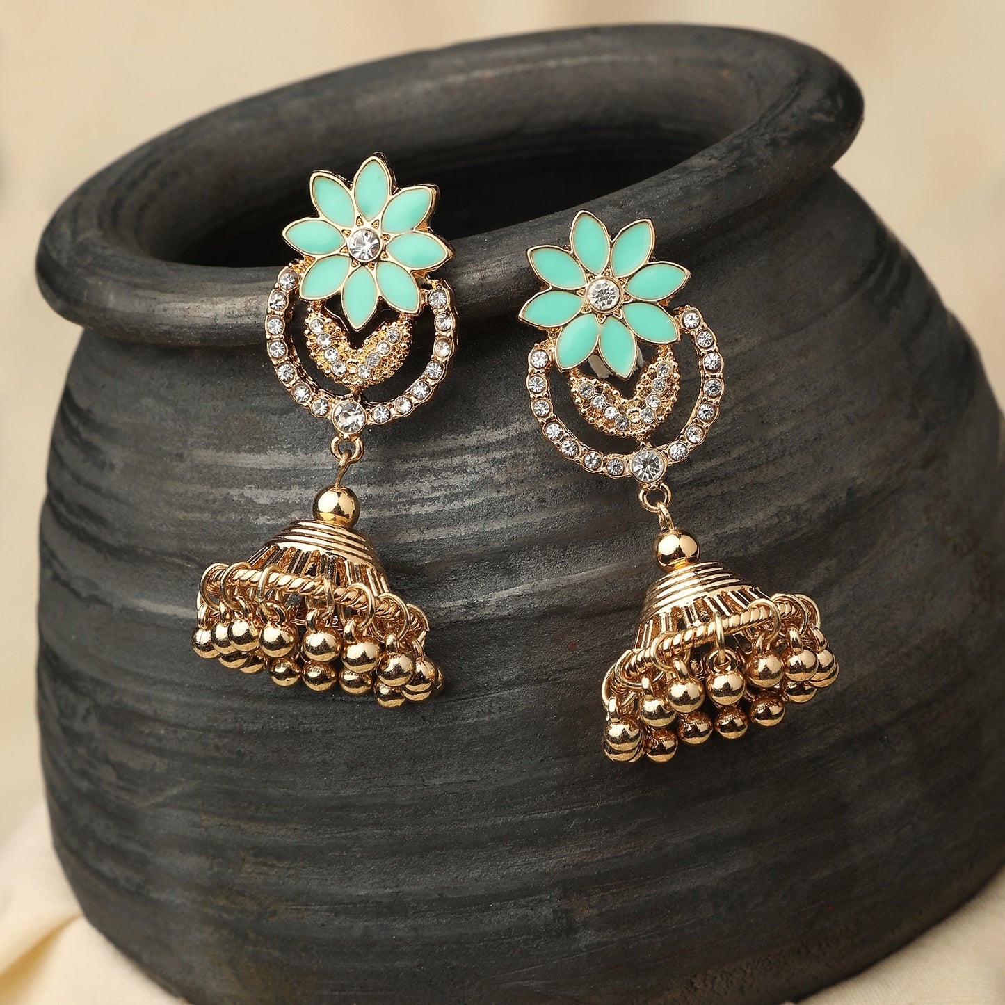 Gold Plated Jhumkas