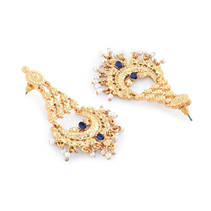 Gold Plated Short Earrings