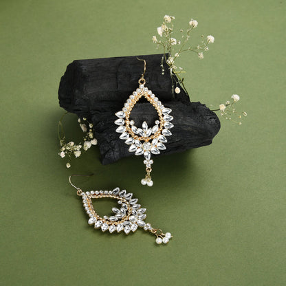 Gold Diamante Chanbalis Earrings