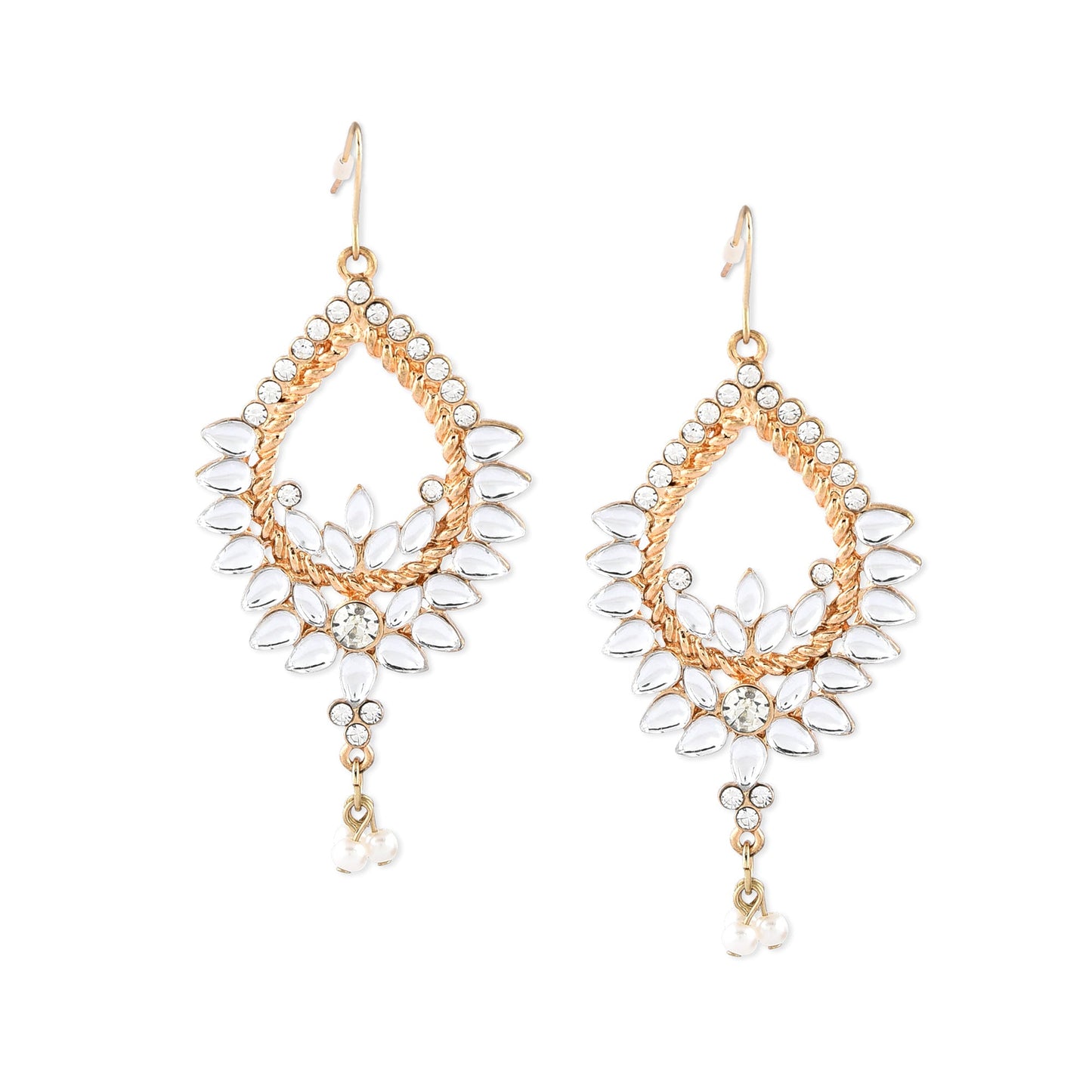 Gold Diamante Chanbalis Earrings