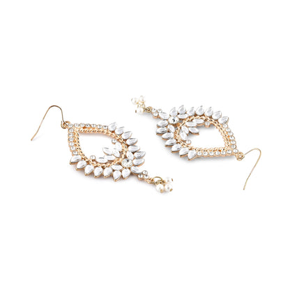 Gold Diamante Chanbalis Earrings