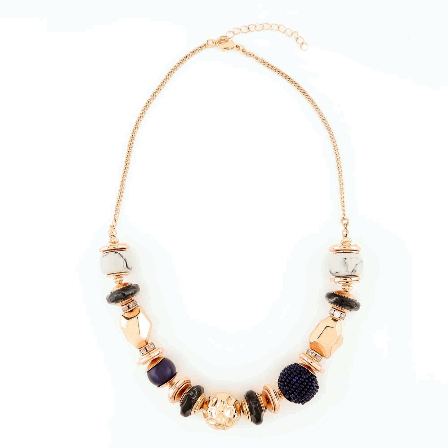 Multi Beaded Collar Necklace