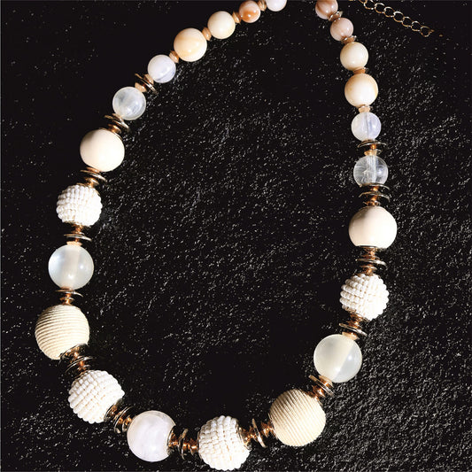 Multi Beaded Necklace Collar Necklace For Women