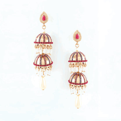 Multi Double Hanging Drop Earrings