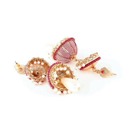 Multi Color Dome Jhumkas Earring