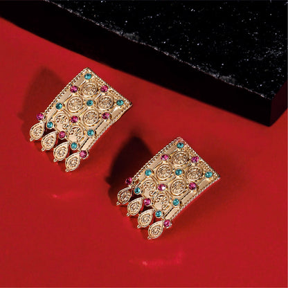 Multi Shaped Earrings Zinc Drops & Danglers